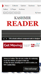 Mobile Screenshot of kashmirreader.com